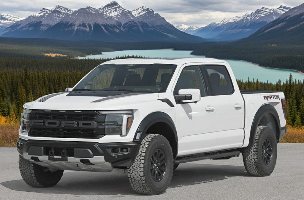 2025 White Ford F-150 Raptor